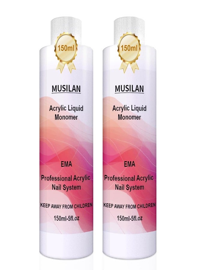 MUSILAN Monomer Acrylic Nail Liquid - 300ML Professional Acrylic Nai Liquid Monomer For Acrylic Powder System Kit For Nail Beginners Extensio Quick Dry Time - Image 1